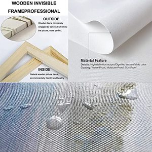 Toile <span class=keywords><strong>d</strong></span>'art mural imprimés plante <span class=keywords><strong>d</strong></span>écor mural <span class=keywords><strong>d</strong></span>écoration de <span class=keywords><strong>la</strong></span> maison ensembles accessoires fleurs <span class=keywords><strong>d</strong></span>'<span class=keywords><strong>or</strong></span> feuille fleur moderne peinture florale - Product Image 6