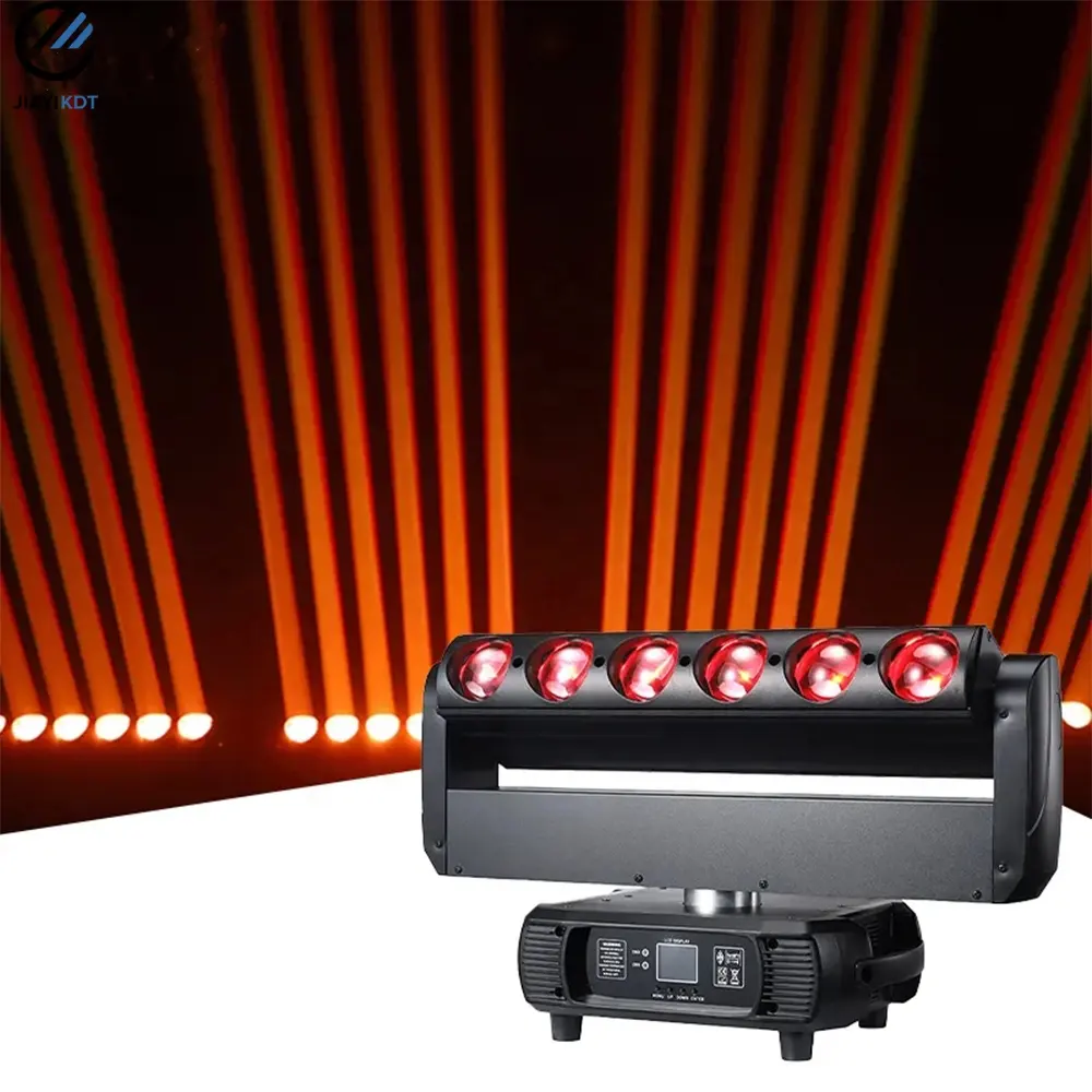 Dj Stage Light Pixel 6x40w RGBW 4in1 Beam Wash Bar Led Moving Head Stage Lights
