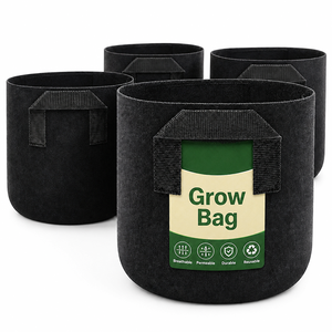 Sacs de culture en tissu pour plantes avec poignées, respirants, durables, pots de plantation non tissés, sacs de pépinière de jardin - Product Image 1