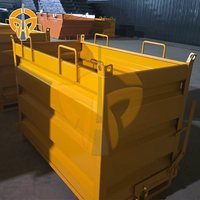 Nouvelle trémie de manutention des déchets industriels, adaptée au transport et à la manutention des matériaux sur les chantiers de construction