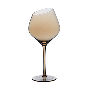 Logotipo personalizable soplado a mano cristal único largo sin tallo copa de vino elegante estilo de lujo para uso en interiores y exteriores diseño de <span class=keywords><strong>pulgar</strong></span> - Product Image 6