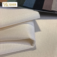 Tela de Malla Tejida de 3 Capas, 100% Poliéster, Colores Sólidos Personalizados, Transpirable, Impermeable, de Secado Rápido, Ecológica y Ligera