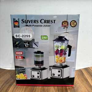 <span class=keywords><strong>Blender</strong></span>-broyeur 2 en 1 haute puissance 8500W, grand bol en acier inoxydable de 2,5L, gobelet de 600ML, vitesse variable, 15 réglages de vitesse, pour la maison - Product Image 5