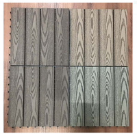 Dalles de terrasse modernes en WPC pour extérieur, étanches, écologiques, 30x30 60x60, carrées, antidérapantes, à clipser facilement, techniques brossées