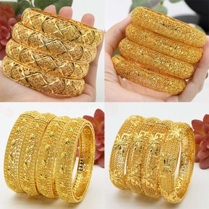 Brazalete <span class=keywords><strong>de</strong></span> Oro <span class=keywords><strong>de</strong></span> <span class=keywords><strong>Arena</strong></span> Africano <span class=keywords><strong>de</strong></span> Dubái, Brazalete <span class=keywords><strong>de</strong></span> Mujer, Chapado en Oro <span class=keywords><strong>de</strong></span> 24K, Tallado Hueco con Tótem, Brazalete <span class=keywords><strong>de</strong></span> Novia, Venta al por Mayor - Product Image 4