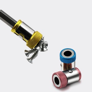 Metal Mini Bit <b>Magnetizer</b> <b>Ring</b> Screw Drive Catcher Holder Screwdriver Bit Magnetic Booster for 1/4 Inch Shank Screwdriver - Product Image 1