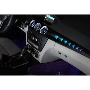Kit complet d'éclairage d'ambiance intérieur LED 64 couleurs pour Mercedes-Benz Classe C (W204) 2010-2014, accessoires de décoration - Product Image 3