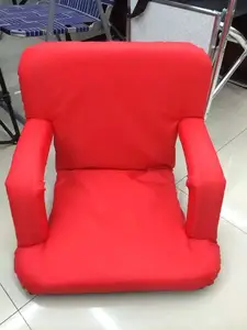 Fabrika fiyat 6 açı katlanır zemin sandalye ayarlanabilir zemin sandalye Recliner zemin sandalye