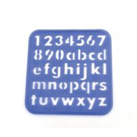 Pochoir de dessin personnalisé en plastique, motif de lettres multicolores, créez votre propre pochoir/