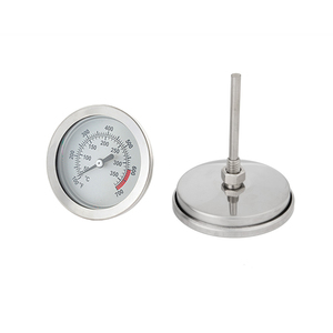 Thermomètre à <span class=keywords><strong>couvercle</strong></span> en acier inoxydable de remplacement Indicateur de chaleur pour gril <span class=keywords><strong>Barbecue</strong></span> Viande Cuisson Boeuf Porc Agneau Température domestique - Product Image 4