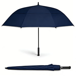 Parapluie de <span class=keywords><strong>golf</strong></span> personnalisé <span class=keywords><strong>bleu</strong></span> <span class=keywords><strong>nuit</strong></span> promotionnel, parapluie automatique robuste avec impression personnalisée - Product Image 1