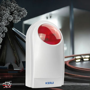 ไซเรนเตือนภัยไร้สาย Plapie ปรับแต่งได้ 433MHz สำหรับภายนอกอาคาร พร้อมไฟเสียง 12V วัสดุพลาสติก ABS แบบเสียบปลั๊ก ใช้แบตเตอรี่ รองรับแอป Tuya - Product Image 3