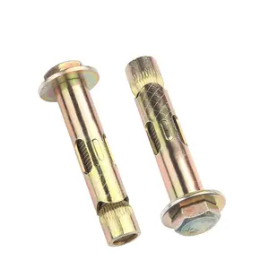 Tornillos de pared huecos hexagonales de alta calidad, chapado en Zinc de Color de acero al carbono, sujetadores, tornillo de expansión interna de anclaje