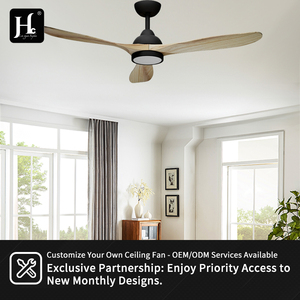 Modern 42/60/70 inch DC motor <b>ceiling</b> fan with lightweight solid wood blades, household 6-speed <b>remote</b> <b>control</b> - Product Image 5