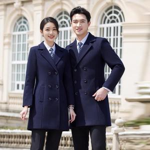 <span class=keywords><strong>Manteau</strong></span> en laine pour hommes et femmes, vêtements de travail professionnels rembourrés en coton pour l'hiver, vêtements de travail pour banque, boutique 4S, <span class=keywords><strong>manteau</strong></span> en laine. - Product Image 5