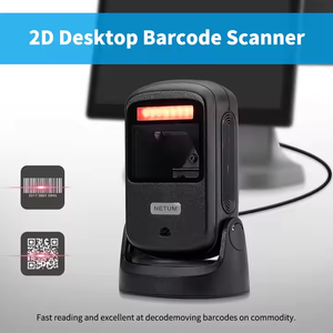 Lecteur de codes-barres omnidirectionnel USB mains libres NETUM CN-40 de bureau 1D <span class=keywords><strong>2D</strong></span> pour caisse de supermarché - Product Image 4