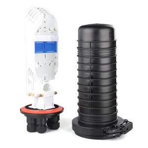 Cúpula Vertical de 96 núcleos Tipo IP68 Equipo de <span class=keywords><strong>fibra</strong></span> óptica FTTH para exteriores <span class=keywords><strong>Empalme</strong></span> óptico Sello mecánico Caja de cierre de junta - Product Image 2