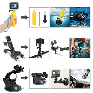 Kit de accesorios de fotografía profesional para deportes al aire libre 26 1 para <span class=keywords><strong>AKASO</strong></span> <span class=keywords><strong>Go</strong></span> Pro Hero 11 10 9 Insta360 de Takenoken - Product Image 3