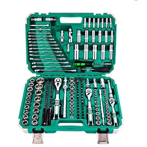 216 Uds. Mecánico automotriz enchufes para el hogar herramientas totales reparación de automóviles llave dinamométrica de 1/2 pulgadas Juego de combinación de herramientas de coche de 216 piezas - Product Image 1