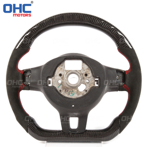 พวงมาลัย LED RPM สำหรับ VW <span class=keywords><strong>Golf</strong></span> 6 GTI MK6 VW Polo GTI <span class=keywords><strong>Scirocco</strong></span> <span class=keywords><strong>R</strong></span> Passat CC <span class=keywords><strong>R</strong></span>-Line 2010 พวงมาลัยคาร์บอน - Product Image 2