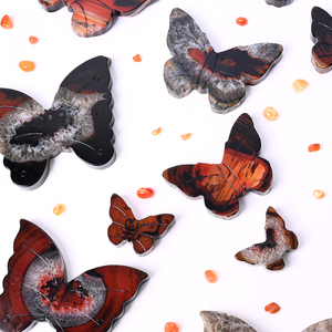 Vente en gros de pierres naturelles et de cristaux de haute qualité, sculptures en agate, sculptures en cristal de papillon, papillon en cristal - Product Image 1