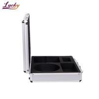 Boîte à outils rigide de haute qualité en aluminium, avec mousse personnalisée à l'intérieur, pour équipement électronique, vente en gros par Silver Factory
