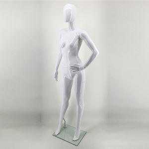Toptan tam vücut mankenler tipi ve yetişkinler yaş grubu plastik parlak beyaz manken - Product Image 2