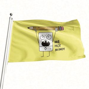 Good Quality 100% Polyester 3x5FT Digital Printing Custom SpongeBob SquarePants Flags <b>Banners</b> - Product Image 3