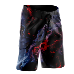 Fábrica de pantalones cortos sublimados personalizados, diseño único, impresión por sublimación, ropa informal, pantalones cortos tipo trucker de última moda. - Product Image 1