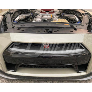 Embellecedor de rejilla delantera de fibra de carbono para Nissan GTR R35 2012-2016 - Product Image 2
