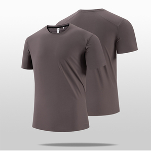 <span class=keywords><strong>T</strong></span>-<span class=keywords><strong>shirt</strong></span> à manches courtes col rond en soie glacée 160g - Product Image 2