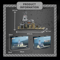 Ensemble de blocs de construction Amazing Block 90009 Galactic Outpost Command Center, jouets de puzzle MOC pour enfants, cadeau de Noël