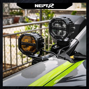Support de fixation double projecteur pour montant A <span class=keywords><strong>Ford</strong></span> <span class=keywords><strong>Ranger</strong></span> 2023-2025 – Accessoires de modification NEPTR <span class=keywords><strong>Ranger</strong></span> – Installation sans dommage - Product Image 5