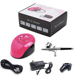 Kit d'aérographe à double <span class=keywords><strong>action</strong></span> 2cc/7cc avec compresseur et pistolet de pulvérisation de peinture pour <span class=keywords><strong>nail</strong></span> <span class=keywords><strong>art</strong></span>, maquillage, aérographe - Product Image 6