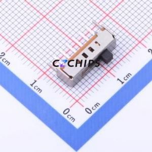 SS-14D01-G020 Slide Switch Through hole-8P,14.7x4.4mm Switch Single Pole Four Throw Rectangle Pin Header PC Pin 14.7mm - Product Image 1