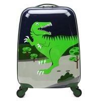 Valise à roulettes pour enfants avec poignée extensible de 16 pouces en aluminium, motif de personnage de dessin animé, valises pour enfants