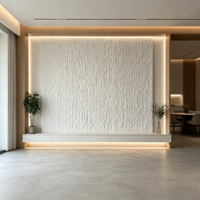 Plaque de briques de terre MCM flexible, texture rugueuse moderne, carrelage mural pour villa, hôtel, style ancien, projet commercial, décoration murale