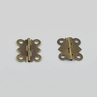 Bisagra Decorativa de Mariposa de 180 Grados, Mini Bisagra, Accesorios de Ferretería para Caja de Regalo, Caja de Madera Artesanal, Venta al por Mayor de Fábrica