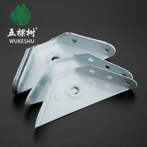 Support triangulaire Wukeshu en acier laminé à froid, acier inoxydable, revêtement en poudre, accessoires de quincaillerie pour armoire et meuble-lavabo de salle de bain - Product Image 3