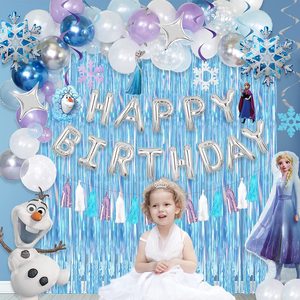 Articoli per Feste a Tema <span class=keywords><strong>Frozen</strong></span>, Decorazioni per Feste di Compleanno, Articoli per Feste Invernali da Principessa, Palloncini in Foil di <span class=keywords><strong>Elsa</strong></span> e Olaf - Product Image 5