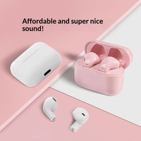 Écouteurs sans fil Pro5s 5.0, mini intra-auriculaires invisibles, étanches, longue autonomie, universels Android pour filles