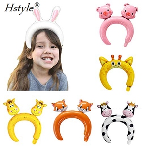 Carino Animale Del Fumetto Della Fascia Foglio di alluminio Palloncino Felice Festa Nuziale di Compleanno Del Bambino Della Decorazione Shower Giocattoli Per Bambini Bambino Decorazione SET593 - Product Image 5