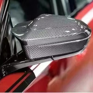 Untuk G60 G61 I5 G70 G90 <span class=keywords><strong>M</strong></span> tipe LHD ABS penutup cermin samping pengganti sisi kanan Glossy hitam kering karbon kondisi baru - Product Image 1