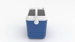 20L Modern Solar <strong>Powered</strong> Cooler Bag PE Material with Thermal Fishing Features Logo &amp; Letter Pattern Use for Cans Table <strong>Cool</strong> <strong>Box</strong> - Product Image 4