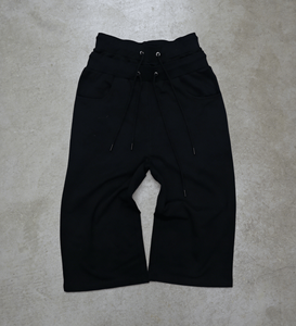 Custom Summer Vintage Double Waist Jogger Sweat Shorts 100% Cotton Anti-Wrinkle <b>Elastic</b> Waist Mid Knitted Solid Board Shorts - Product Image 3