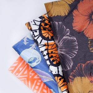 منتج رائج لعام 2026: قماش مخمل حريري مطبوع رقميًا على الطراز الكوري، قماش مخمل كوري مطاطي محبوك للفساتين أو البطانيات - Product Image 2