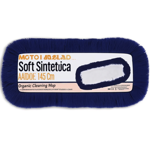 Mop Sintetico Morbido Blu 145 Cm per Pulizia Organica - Product Image 2