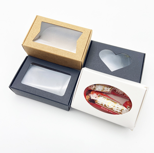 Hộp giấy cấp thực phẩm vuông với cửa sổ rõ ràng cho bữa tiệc đóng gói quà tặng ủng hộ xử lý bánh và bánh - Product Image 2