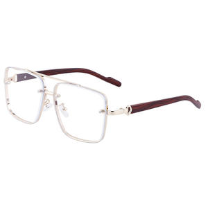 <span class=keywords><strong>2025</strong></span>新作レトロメタルツインビームサングラスメンズフレームカットエッジドライビングサングラスメンズメガネ - Product Image 6