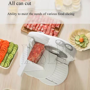 <span class=keywords><strong>Trancheuse</strong></span> à viande <span class=keywords><strong>électrique</strong></span> 220V <span class=keywords><strong>pliable</strong></span>, commerciale et domestique, pour rouleaux de mouton, jambon congelé, fromage, pain, machine à trancher la viande - Product Image 4